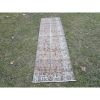 Distressed Floral Turkish Sparta Runner | Runner Rug in Rugs by Vintage Pillows Store. Item made of cotton & fiber