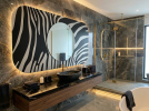 Zebra Mirror | Decorative Objects by PlusObject