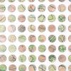 One Hundred London Infrastructure Pink and Green Map Dots Collage | Paintings by Amelia Coward