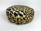 leopard round pillow // round velvet pillow // round box | Pillows by velvet + linen