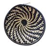 Small Black White Woven African Basket | Storage Basket in Storage by Reflektion Design