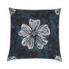 Violet Floral Velvet Cushion | Pillows by Sean Martorana. Item composed of fabric