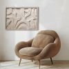 Sandy White Relief Wall Art: Modern 3D Texture Painting, Ornaments Bas-relief | Wall Sculpture in Wall Hangings by Vaiva Art Atelier