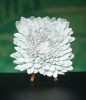 3D Chrysanthemum Flower Wall Tile | Wall Sculpture in Wall Hangings by Leramic. Item works with contemporary style