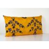 Suzani Long Lumbar Pillow Case Fashioned from a Mid-20th Cen | Cushion in Pillows by Vintage Pillows Store