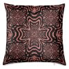 Rooster Feather Red Velvet Cushion | Pillows by Sean Martorana. Item composed of fabric