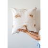 Soft Sand Handwoven Cotton Decorative Throw Pillow Cover | Cushion in Pillows by Mumo Toronto. Item composed of cotton