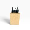 Family of three bronze sculpture modern heirloom | Sculptures by YENNY COCQ