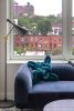 Petrol Velvet Knot Pillow | Pillows by Knots Studio