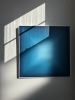 Either | Oil And Acrylic Painting in Paintings by Ashley Ravidas. Item made of canvas works with minimalism & mid century modern style