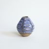 Mini Hex in Coral Blue | Vase in Vases & Vessels by by Alejandra Design. Item made of ceramic