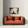 Silt | Warm Neutral Abstract Original Painting | Oil And Acrylic Painting in Paintings by Abby May