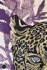 Jaguar w/ Marigold Leaves • Large Fabric Textile Wall Decor | Tapestry in Wall Hangings by Sean Martorana. Item composed of cotton