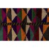 Checkered Vintage Turkish Tulu Rug With Mid-Century Modern | Area Rug in Rugs by Vintage Pillows Store. Item made of wool with fiber