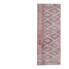 Classic Handwoven Pastel Color Diamond Pattern Turkish Kilim | Area Rug in Rugs by Vintage Pillows Store. Item composed of wool and fiber