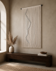 Minimalist Textile Art Tapestry - EVELYN | Wall Hangings by Rianne Aarts / Teddy and Wool Studio