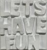 Lets Have Fun 4" x 4" | Mixed Media in Paintings by Emeline Tate. Item made of canvas with synthetic