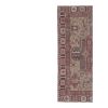 Antique Caucasian Kazak Rug with Tribal Geometric Medallion | Area Rug in Rugs by Vintage Pillows Store. Item composed of cotton & fiber
