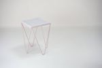Avior - Carrara marble side table | Tables by DFdesignLab - Nicola Di Froscia. Item made of steel with marble works with minimalism & contemporary style