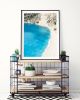 Greece photography print, 'Myrtos Beach' coastal wall art | Photography by PappasBland. Item made of paper works with contemporary & coastal style