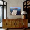Original 30x40 Geometric Boat Painting | Harbor by Shilo Ratner | Oil And Acrylic Painting in Paintings by Shilo Ratner