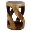 Haussmann® Round Wild Twisted Vine End Table 14 in D x 20 | Tables by Haussmann®