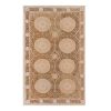Suzani Bedspread - Neutral Pastel Uzbek Textile - Tribal Emb | Tablecloth in Linens & Bedding by Vintage Pillows Store