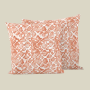 Throw Pillow Ceplok, Cinnamon | Pillows by Philomela Textiles & Wallpaper. Item made of fabric