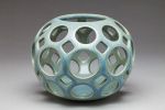Openwork Orb Vessel - Blue/Green | Decorative Objects by Lynne Meade