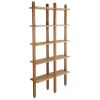 Rattattan Bookshelf | Book Case in Storage by SinCa Design. Item made of oak wood
