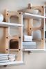 Wall shelf, Wooden shelves, Mid century modern shelf | Shelving in Storage by Plywood Project. Item composed of oak wood in minimalism or mid century modern style
