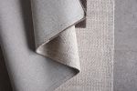 Modern Handmade Wool Area Rug, Abstract Geometric Carpet, Ivory Brown Minimalist Rug, Contemporary Living Room Floor Decor | Rugs by Swiflo