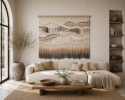 Contemporary Rope Art Tapestry - SABRINA | Wall Hangings by Rianne Aarts / Teddy and Wool Studio
