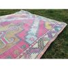 Distressed Oriental Turkish Oushak Carpet, Decorative Rug | Area Rug in Rugs by Vintage Pillows Store. Item made of wool with fiber