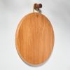 KENNETH Modern White Oak Serving Board with Brass Handle | Serveware by Untitled_Co