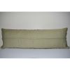 16" X 48" Handmade Organic Bench Pillow Cover | Sham in Linens & Bedding by Vintage Pillows Store. Item made of cotton
