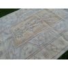 Vintage Hand Knotted Turkish Oushak Rug | Area Rug | Rugs by Vintage Pillows Store. Item composed of cotton