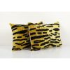 16" x 24" Handwoven Silk Ikat Velvet Pillow | Pillows by Vintage Pillows Store. Item composed of cotton