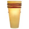 FILI Flush Sconce | Sconces by Oggetti Designs. Item composed of glass