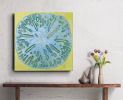 "Sand dollar" | Oil And Acrylic Painting in Paintings by Natasha Kanevski. Item made of canvas works with minimalism & contemporary style