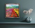 Flowers in Perspective | Oil And Acrylic Painting in Paintings by Checa Art. Item composed of canvas