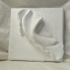 Comfort Zone Mini #01 — Strukturbild Weiß | Wall Sculpture in Wall Hangings by Reyku