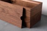 Modern Walnut Wood Bread Box | Storage Bin in Storage by Alabama Sawyer
