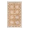 Vintage Pastel Coloured Central Asian Suzani Embroidery - Pi | Tablecloth in Linens & Bedding by Vintage Pillows Store