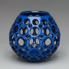 Openwork Teardrop Vessel | Ornament in Decorative Objects by Lynne Meade. Item made of stoneware