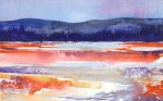 Winter Whisper | Watercolor Painting in Paintings by Brazen Edwards Artist. Item composed of paper