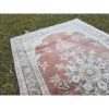 Distressed Turkish Red Small Rug 3'1" X 5'1" | Rugs by Vintage Pillows Store. Item composed of cotton and fiber