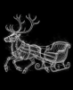 EXPOSED CHRISTMAS — REINDEER & SLEIGH | Decorative Objects by Exposedart