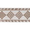 Vintage White Wool Kurdish Herki Runner Rug 2'7" X 11'11" | Area Rug in Rugs by Vintage Pillows Store. Item composed of cotton
