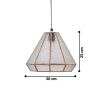 Varana' Legacy Hanging Lamp | Pendants by Home Blitz. Item made of metal & glass